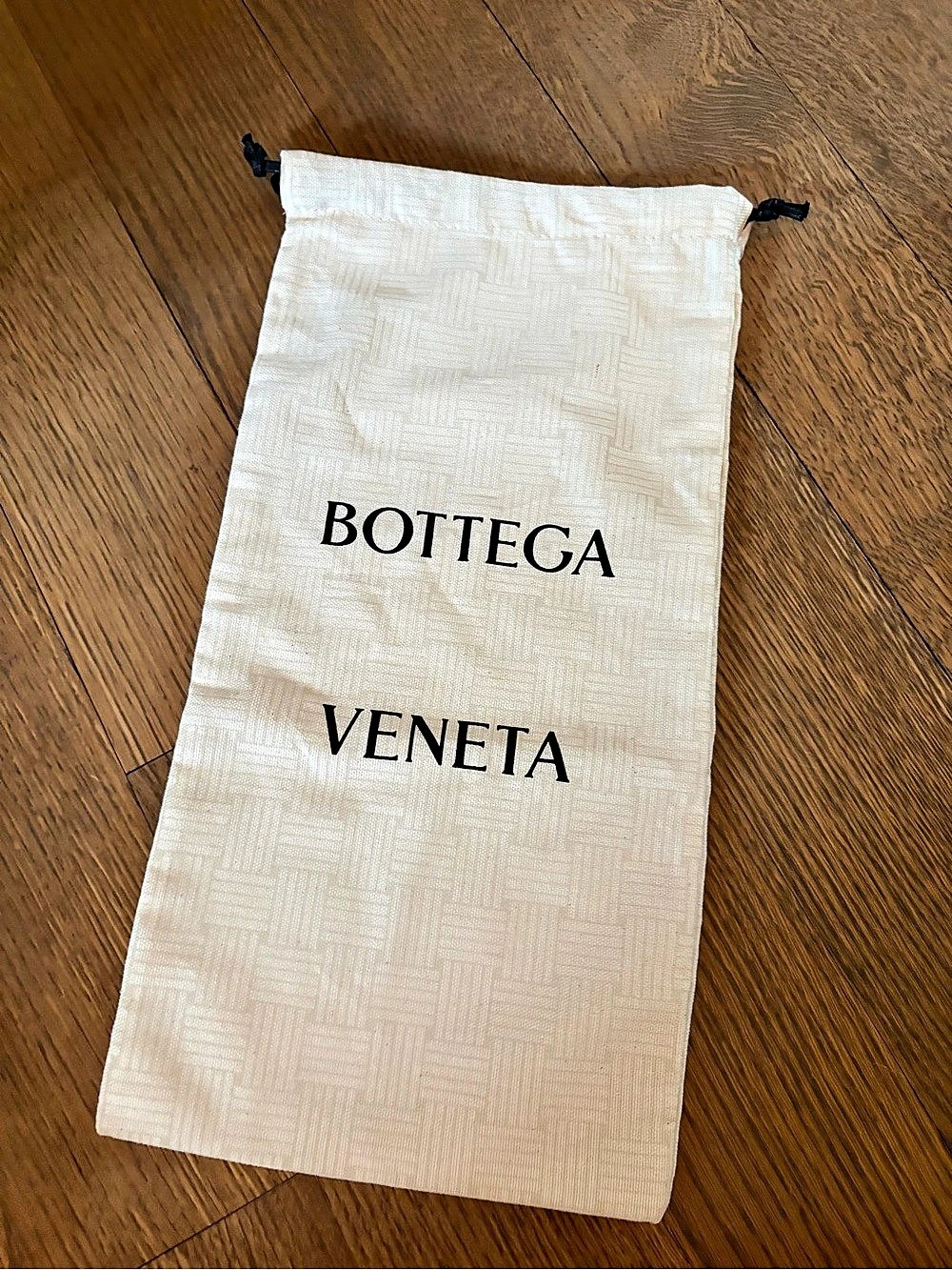 Bottega Veneta Cotton Dust Bag White